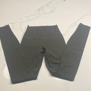 Lululemon Olive Green. Size 2. Worn. No flaws. 28 inch